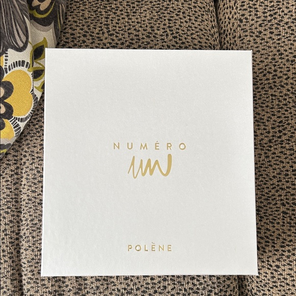 Polene Numéro Un Nano Crocodile Textured Black Leather Crossbody Bag - Picture 9 of 9